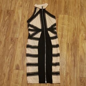 VENUS size 8 zip up lace dress! Beautiful midi